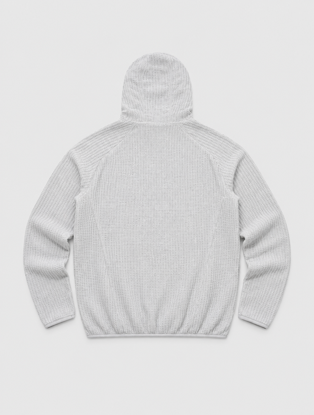 Lightweight Grid Texture Hoodie