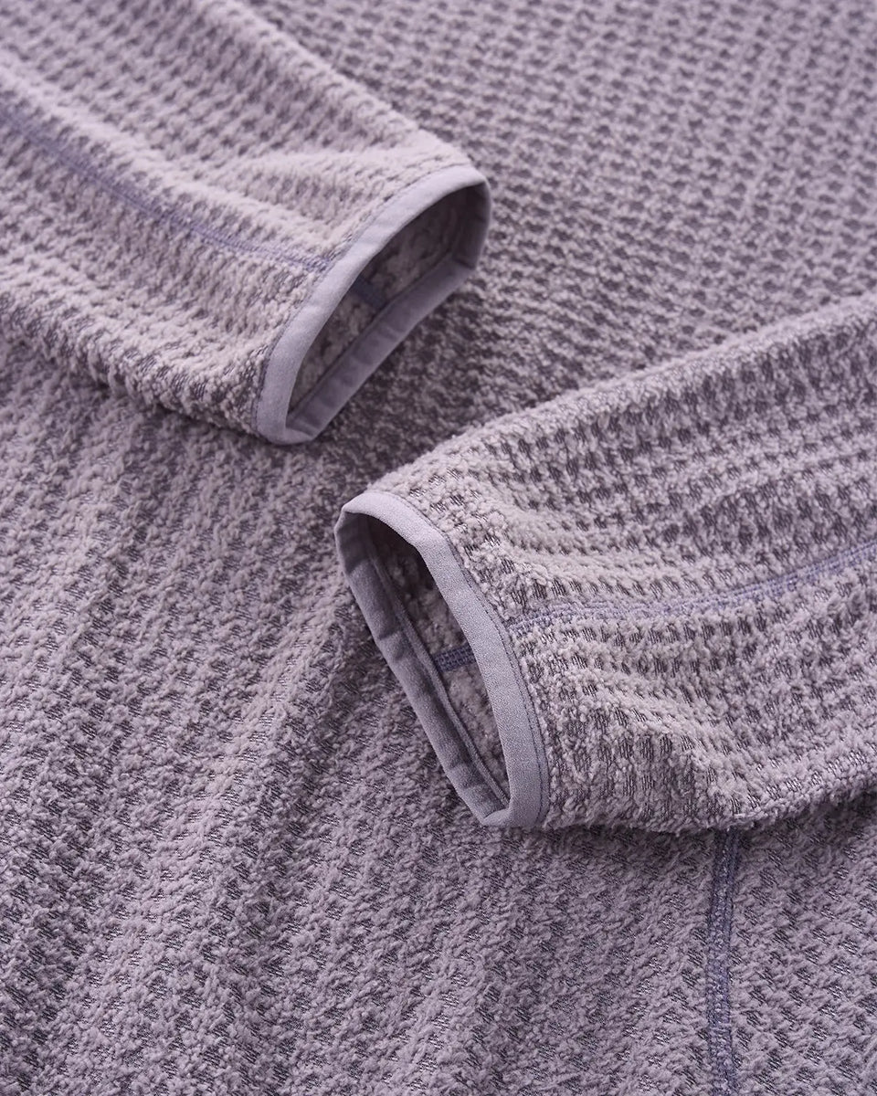 Lightweight Grid Texture Hoodie