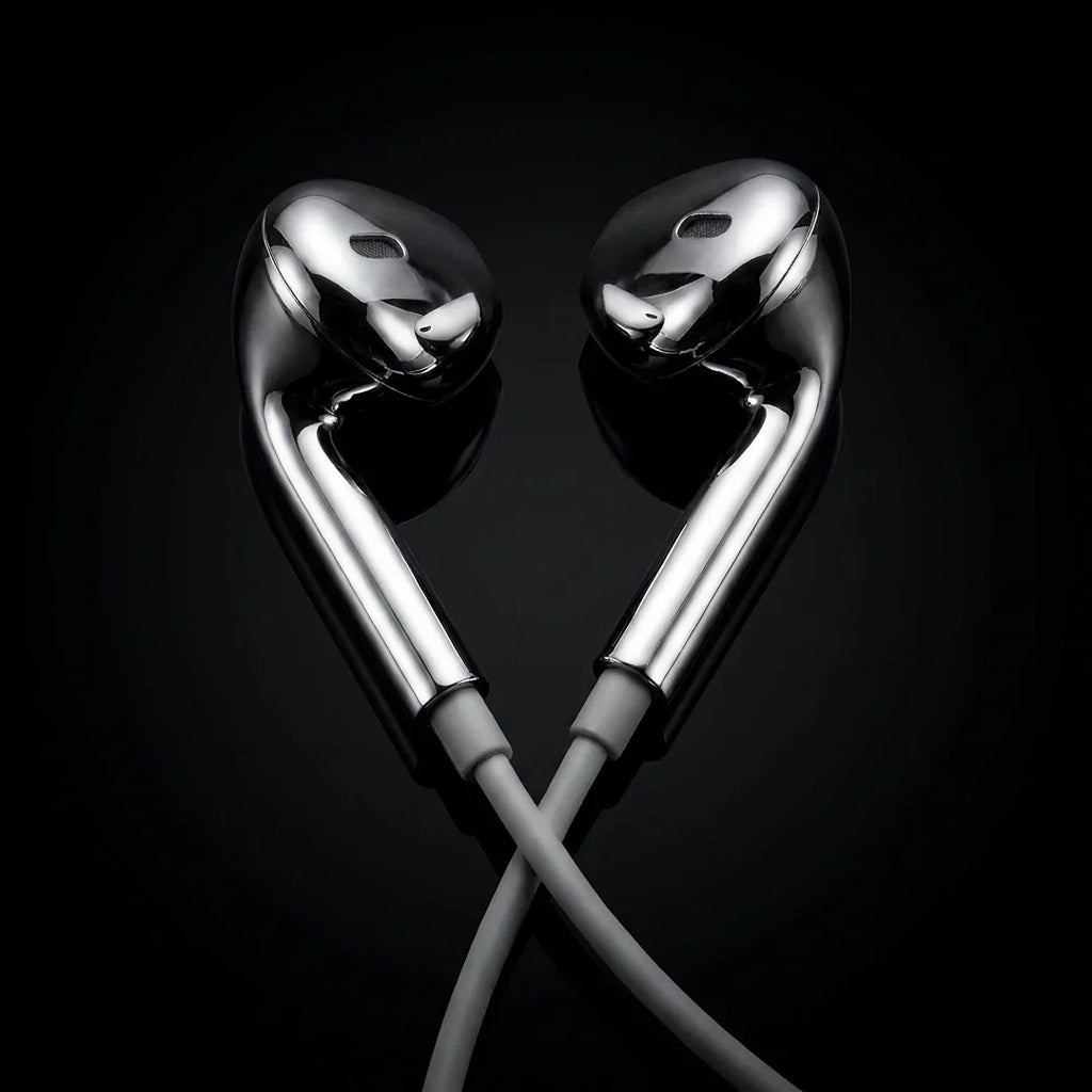 Chrome Wired Earbuds
