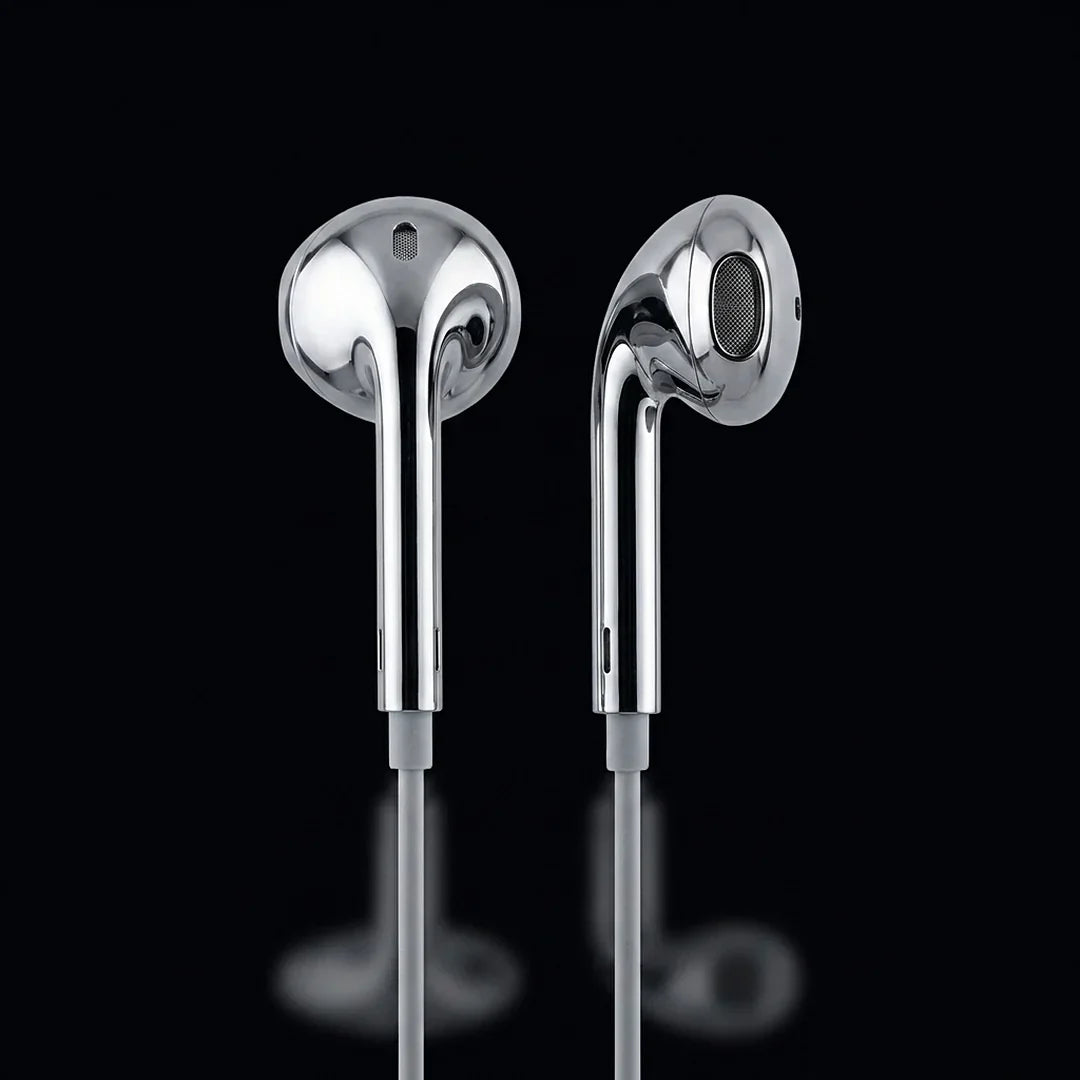 Chrome Wired Earbuds
