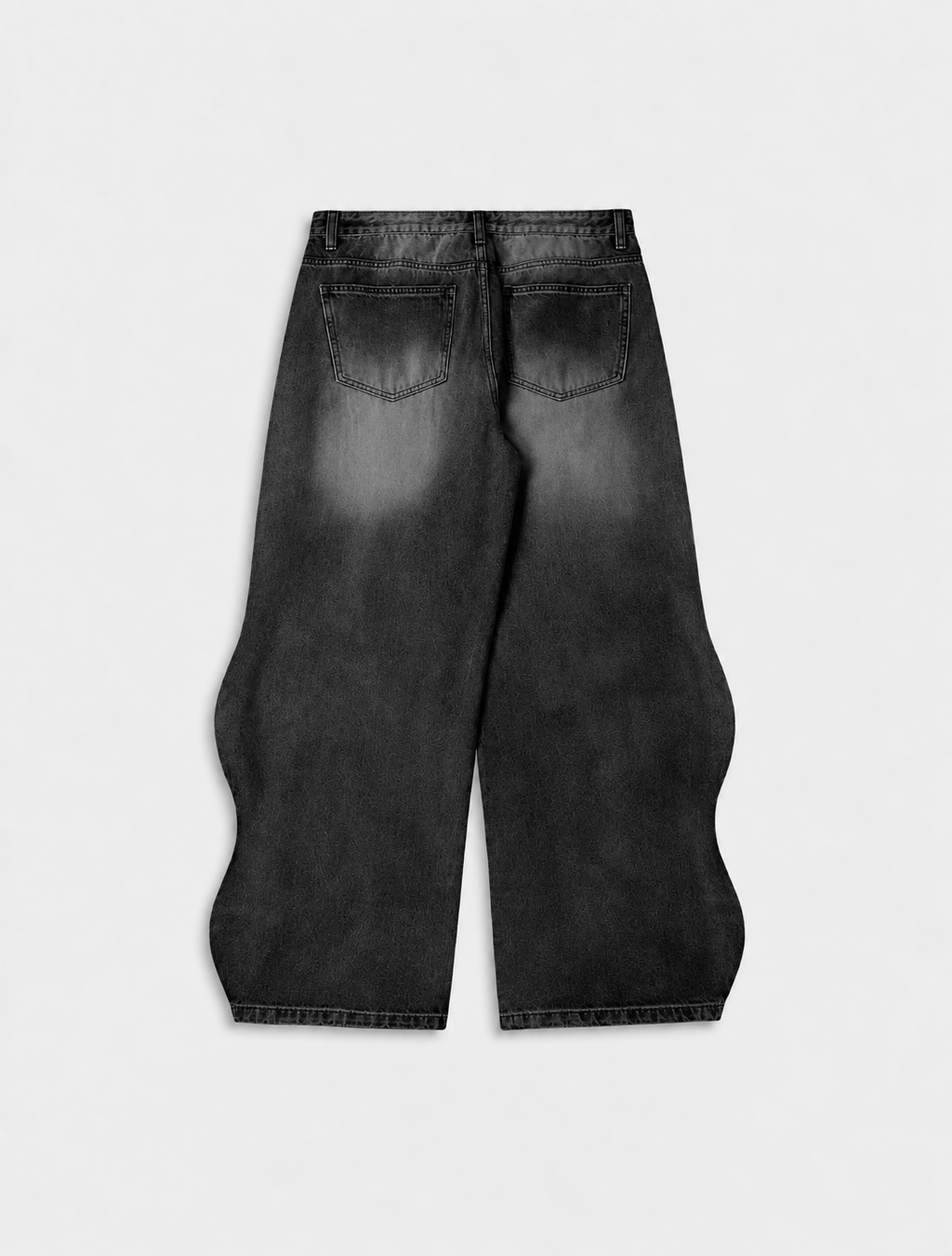 Wave Washed Baggy Jeans