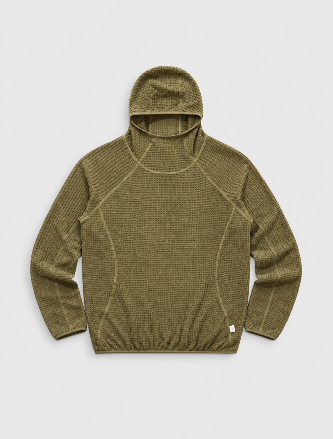 Lightweight Grid Texture Hoodie