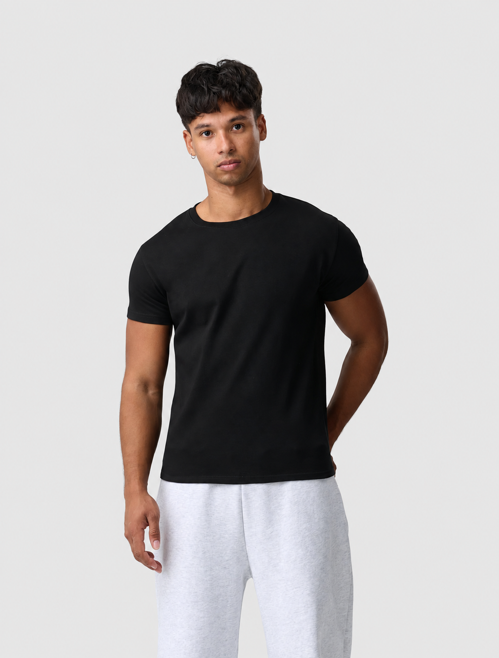 Black Baby Tee - Mens