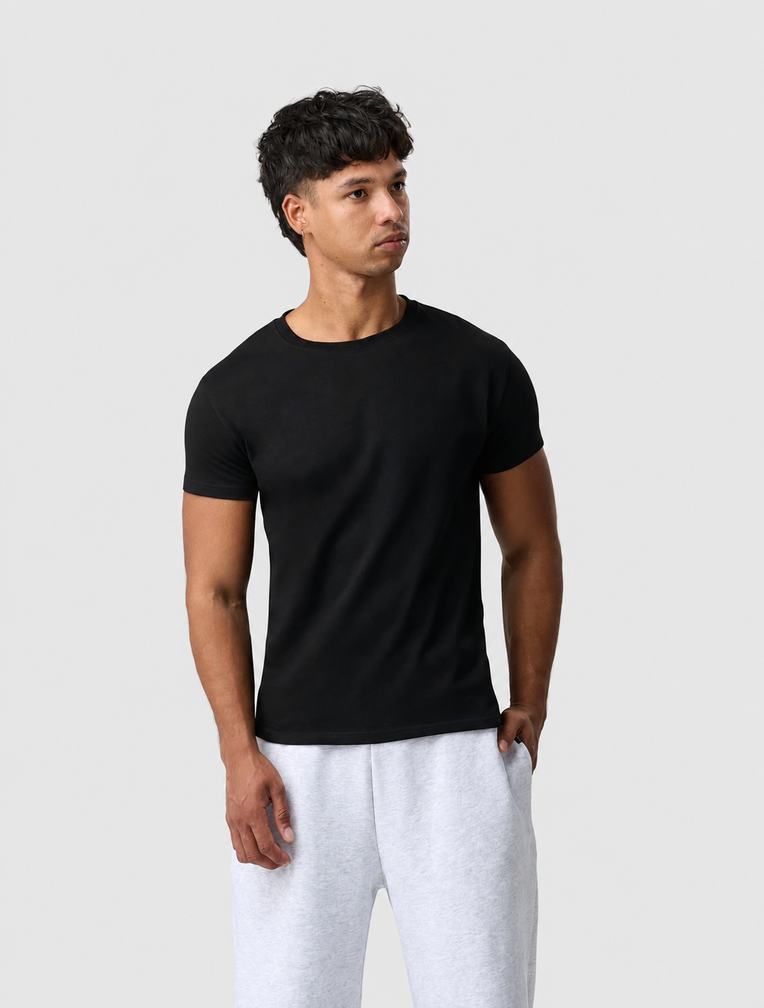 White Baby Tee - Mens