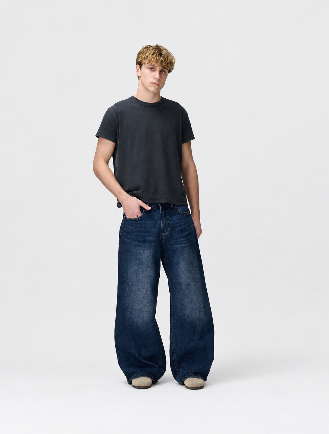 Blue Wash Denim Jeans
