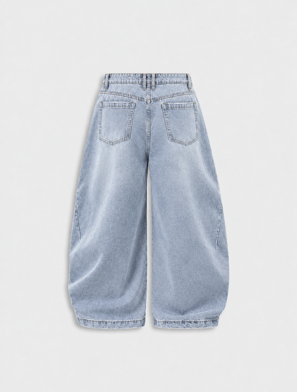 Washed Barrel Baggy Jeans