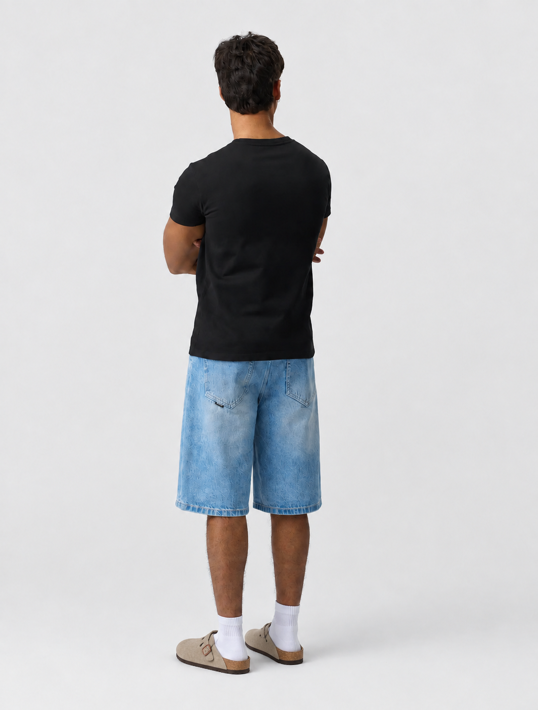 Light Blue Wash Jorts