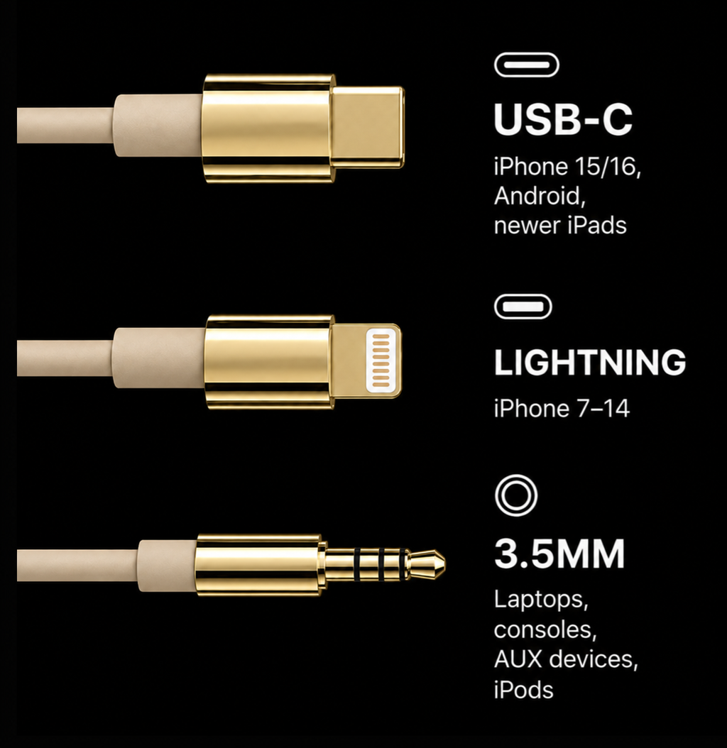 Chrome Wired Earbuds