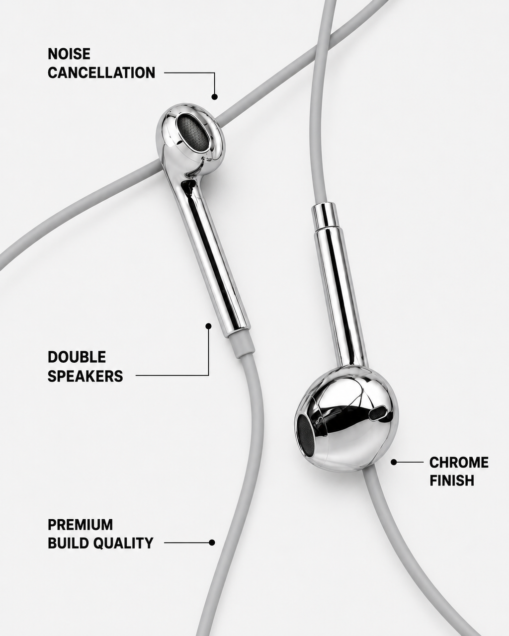 Chromium Wired Earbuds