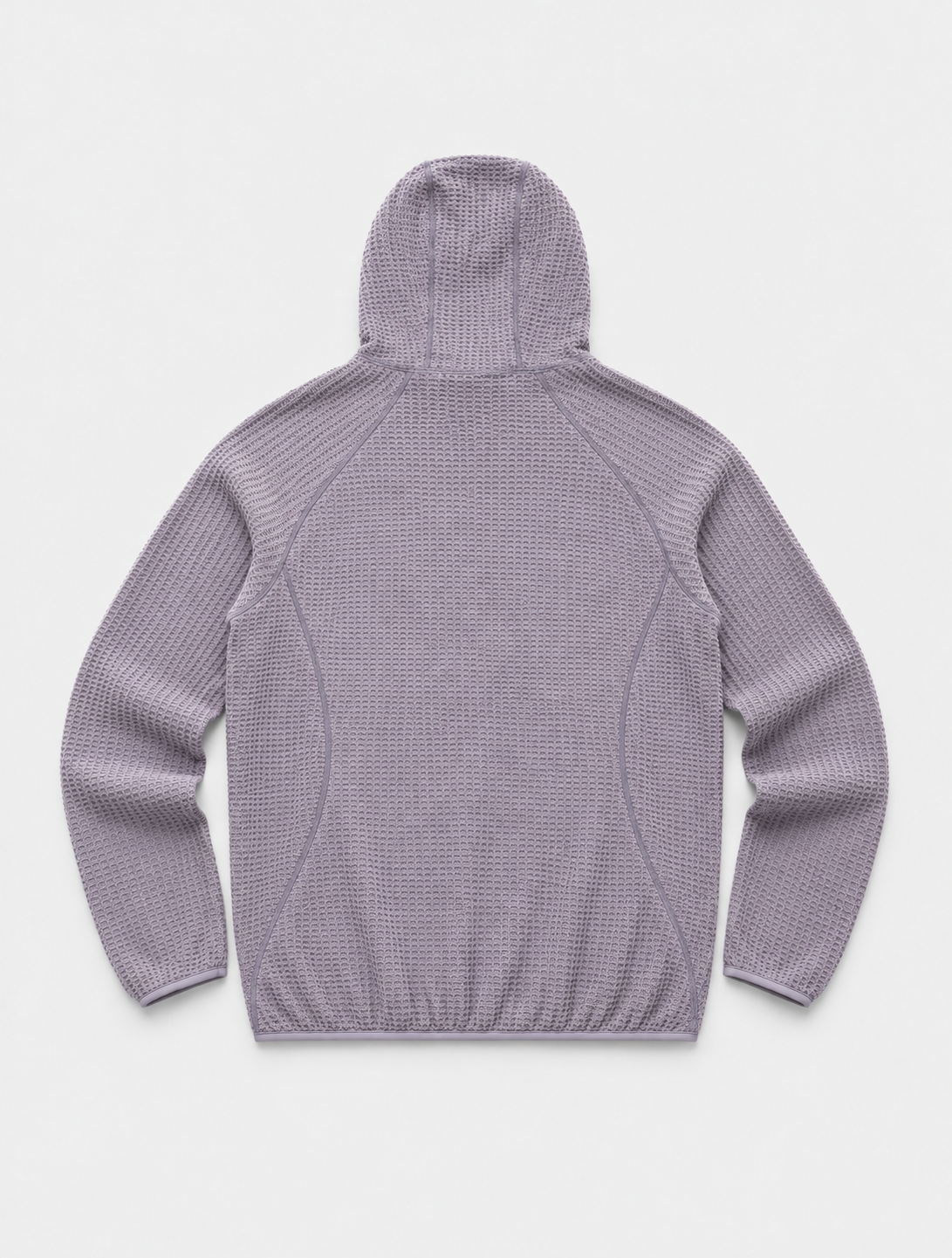 Lightweight Grid Texture Hoodie
