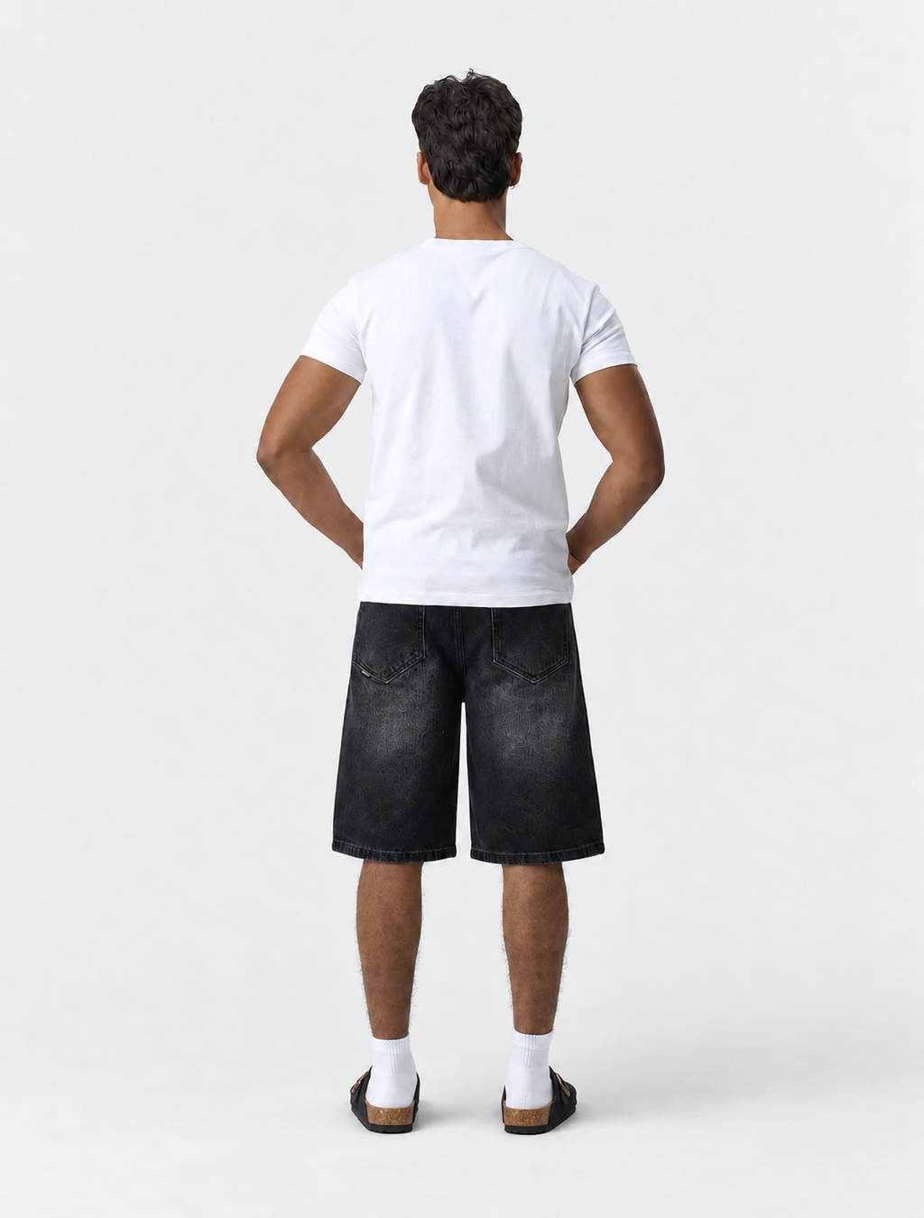 Black Wash Jorts