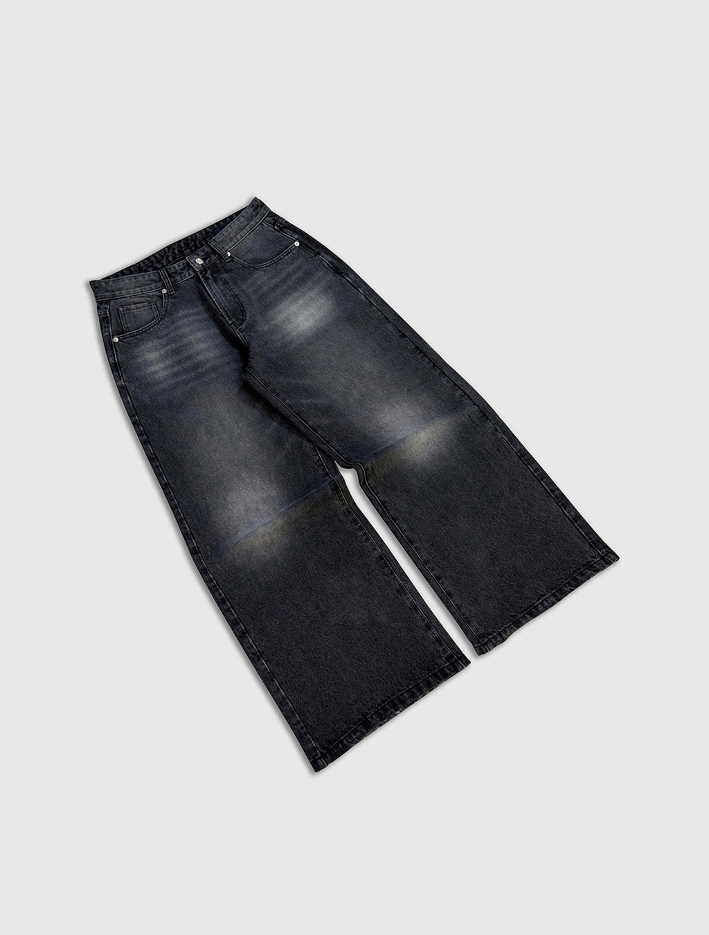 Stone Wash Denim Jeans