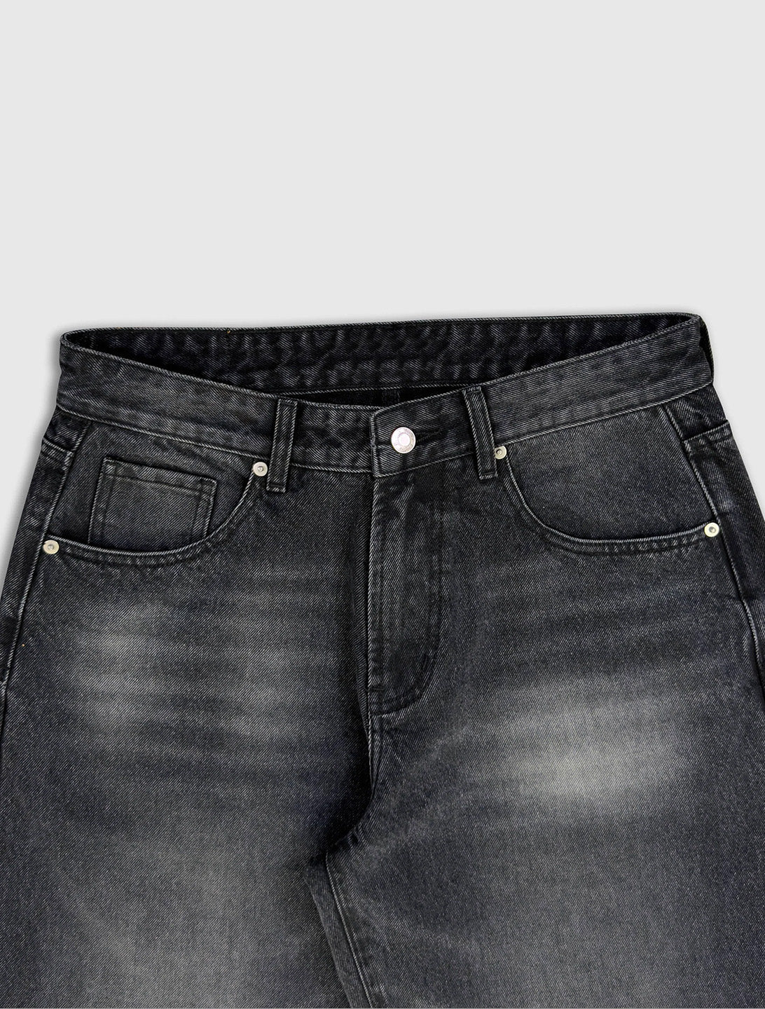 Stone Wash Denim Jeans