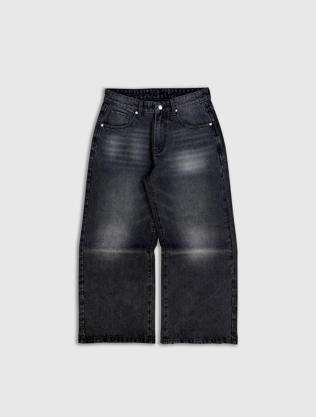 Stone Wash Denim Jeans