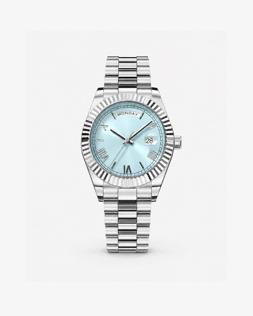 Blue Dial Presi Watch