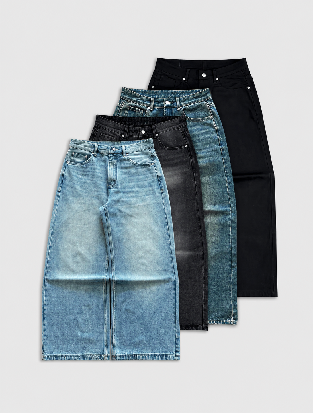 Baggy Denim 4-Pack Combo
