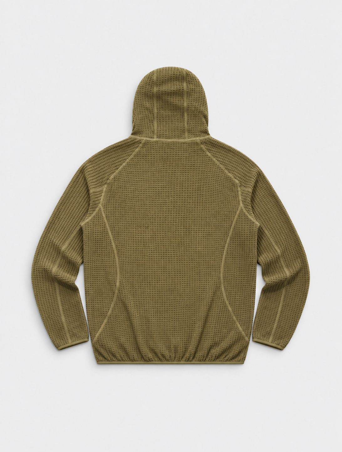 Lightweight Grid Texture Hoodie