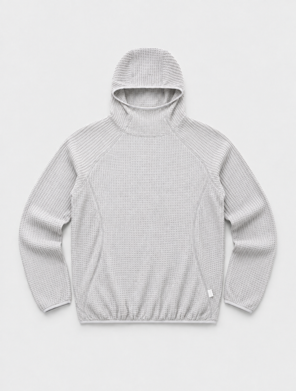 Lightweight Grid Texture Hoodie