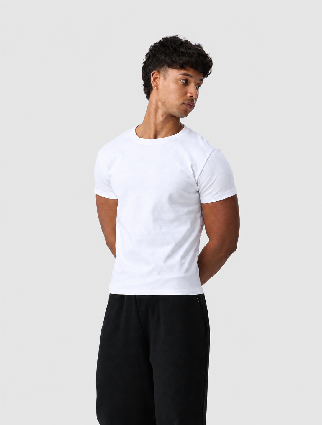White Baby Tee - Mens