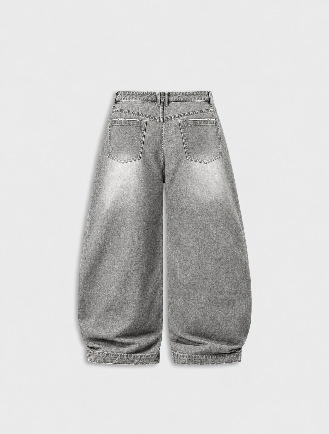Washed Barrel Baggy Jeans