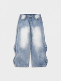 Wave Washed Baggy Jeans