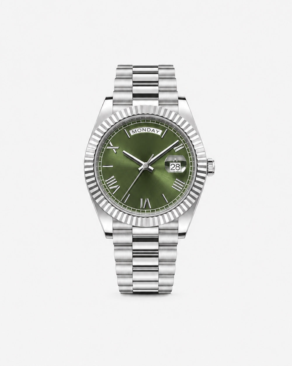 Green Dial Presi Watch