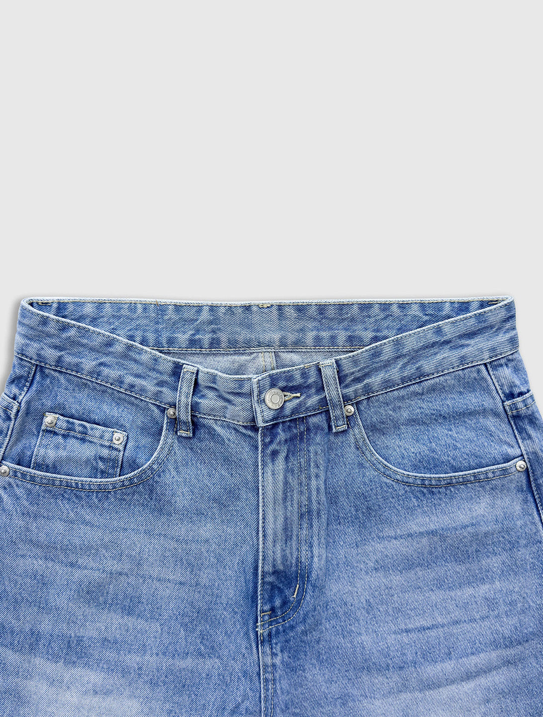 Light Blue Wash Jorts